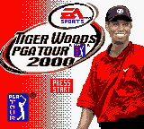 Tiger Woods PGA Tour 2000 (USA, Europe) Title Screen